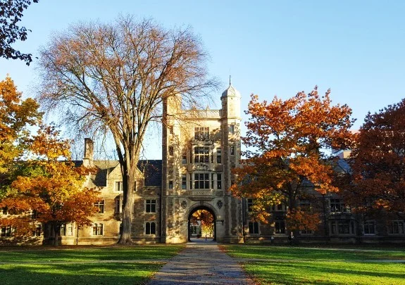 Entrance to the University of Michigan in Ann Arbor